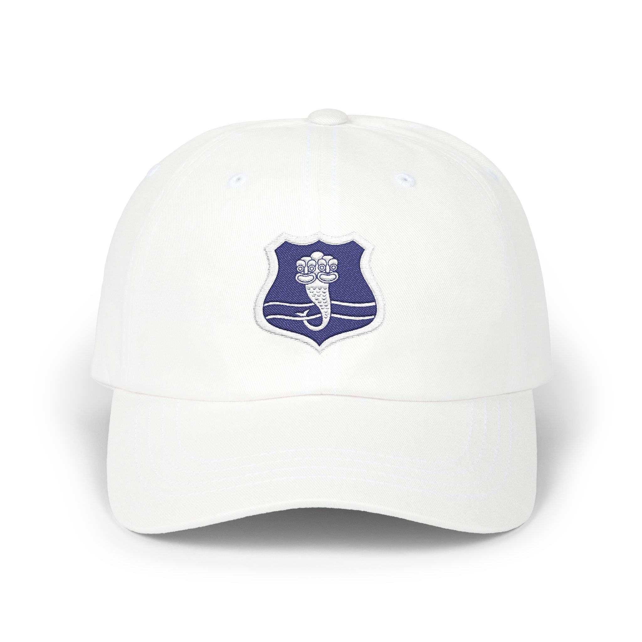 Dad Cap — Vintage Shield with Elephant Embroidery
