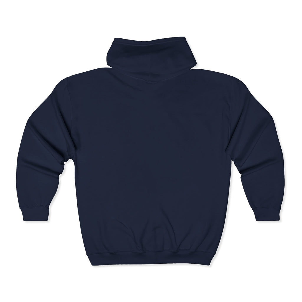 Caduceus Shield Zip Hoodie — Medical Staff Emblem Full‑Zip Sweatshirt