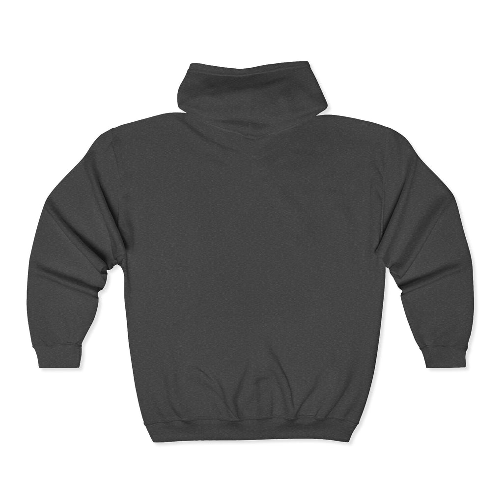 Caduceus Shield Zip Hoodie — Medical Staff Emblem Full‑Zip Sweatshirt