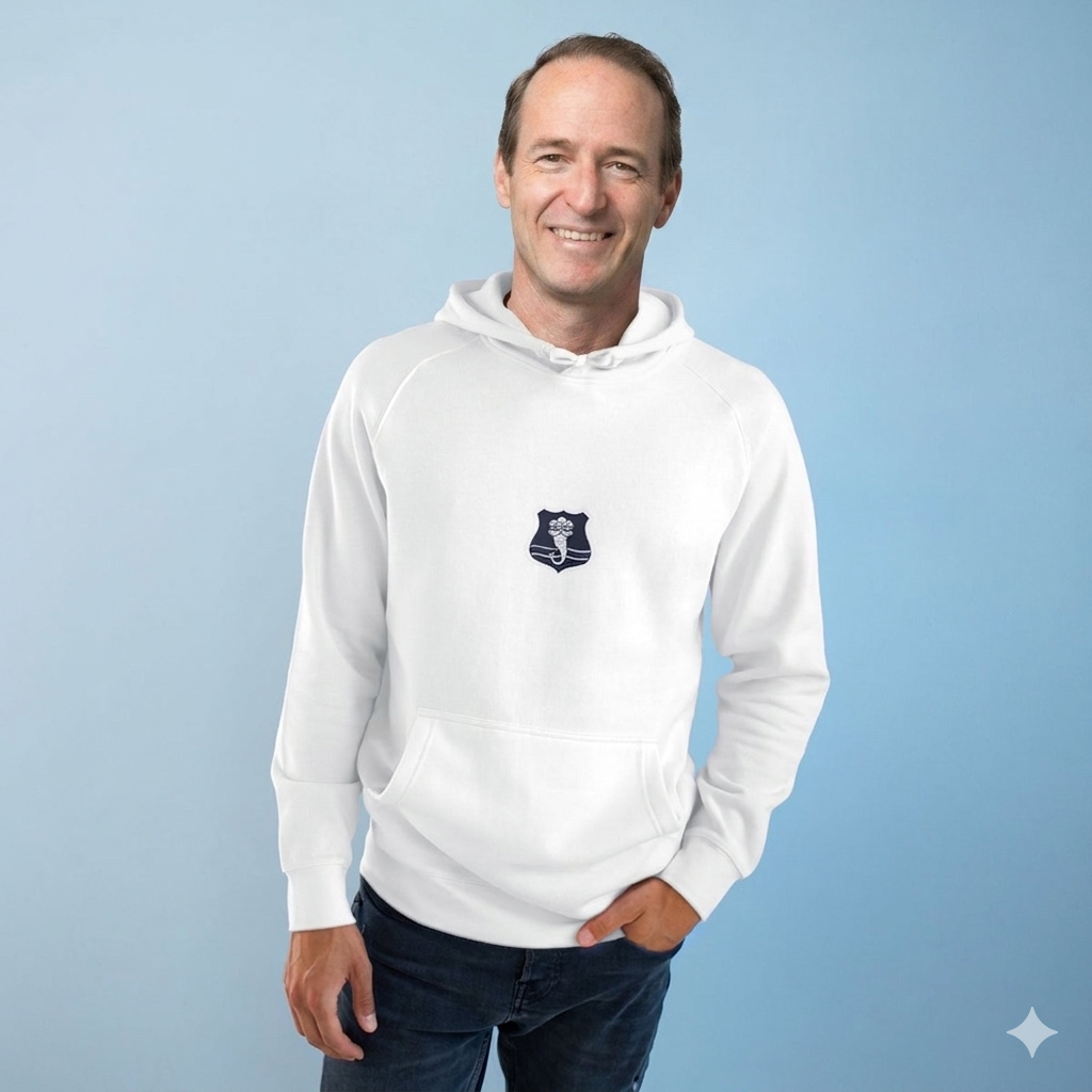 White Taniwha Hoodie