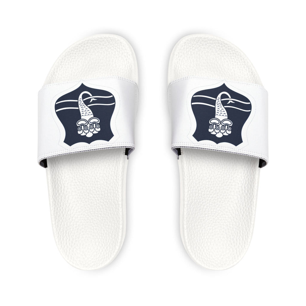 White Taniwha Slide Sandals