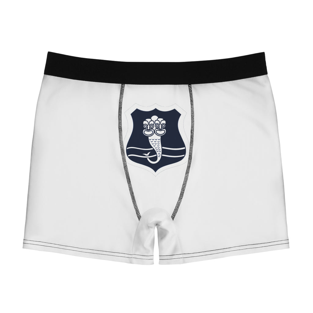 Merlion Crest Boxer Briefs — Men's Novelty Pool / Singapore Travel Underwear