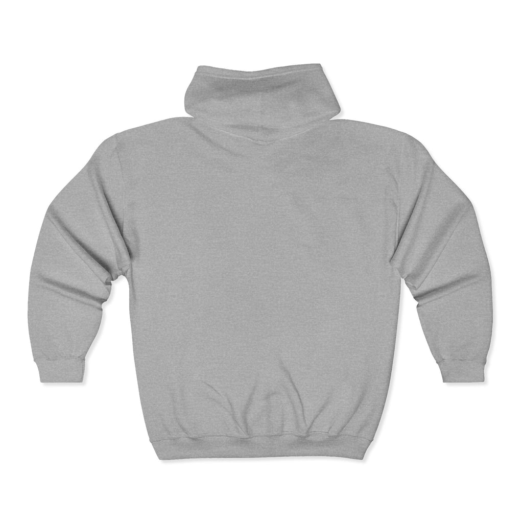 Caduceus Shield Zip Hoodie — Medical Staff Emblem Full‑Zip Sweatshirt